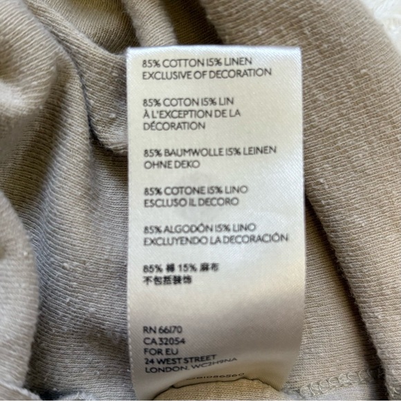 We The Free Free People Graphic Tank Top Tan Womens Size Medium - Picture 4 of 8